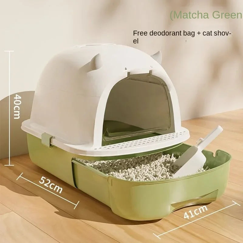 Semi-open Litter Box